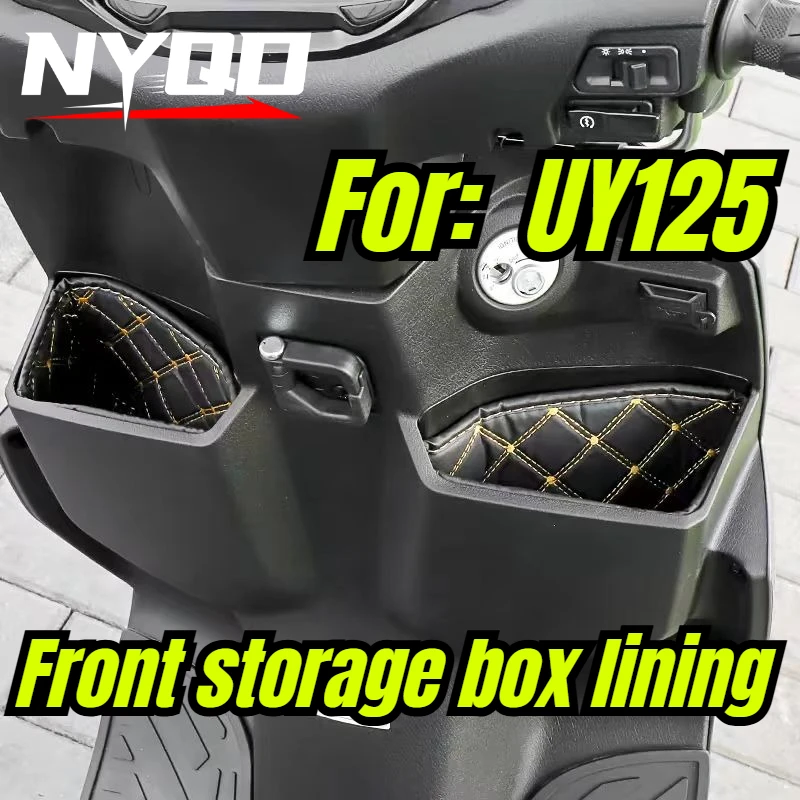 Modification Accessories Motorcycle Front Storage Box Left and Right Lining Protector Pad Set For UY125