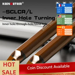 SCLCR S07K S08K S12M D06K D14N D25S-SCLCR06/09 lathe cutter tool cnc Spring steel shockproof plus hardness CCMT Carbide Inserts