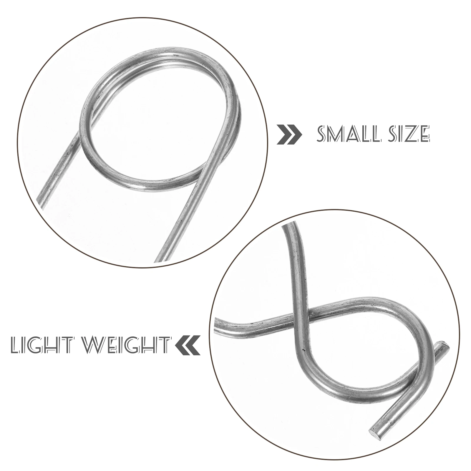 

3pcs Stainless Steel Fish Water Bottle Hanger Outdoor Cooker Hook Camping Pot Hanger Multi-Functional Hook