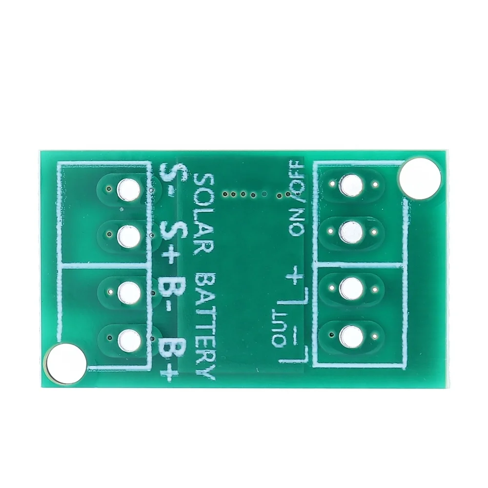 1-10P Automatic Solar Panel Battery Charger Board Night Light LED Lamp Control Switch Battery Charger Charging Controller Module