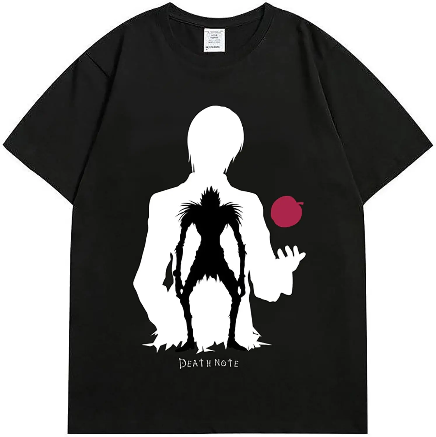 acsefire Death Note T-SShinigami Ryuk Top Lawliet Misa Pullover Kira Tee Light Yagami Casual Death Note Summer Friends T-Shirts