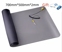 700*500*2.0mm Anti-Static Mat ESD Pad Antistatic Blanket+Ground Wire+ESD Wrist For Mobile Computer PCB Repaired