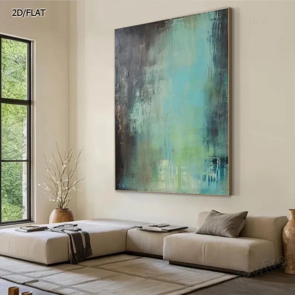 

100% Hand-Painted Abstract Paintings Paint New Oil On Canvas Surface Oil Painting Modern Light Luxury Simple Room Decoration