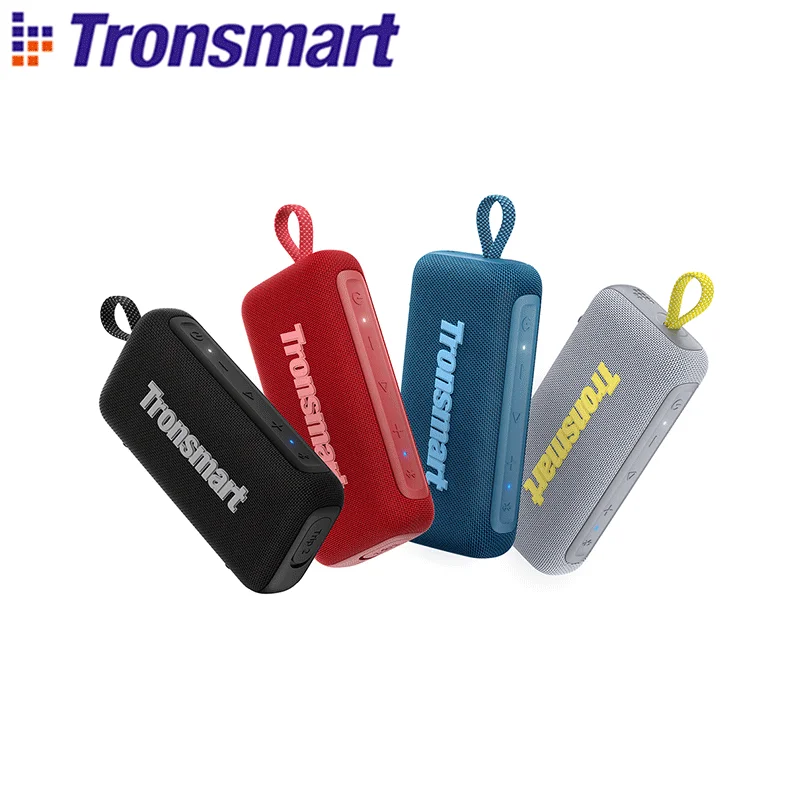 Портативный динамик Tronsmart Trip 2, беспроводной динамик с Bluetooth 5.3, улучшенными басами, водонепроницаемость IPX7, 20 часов воспроизведения, для улицы