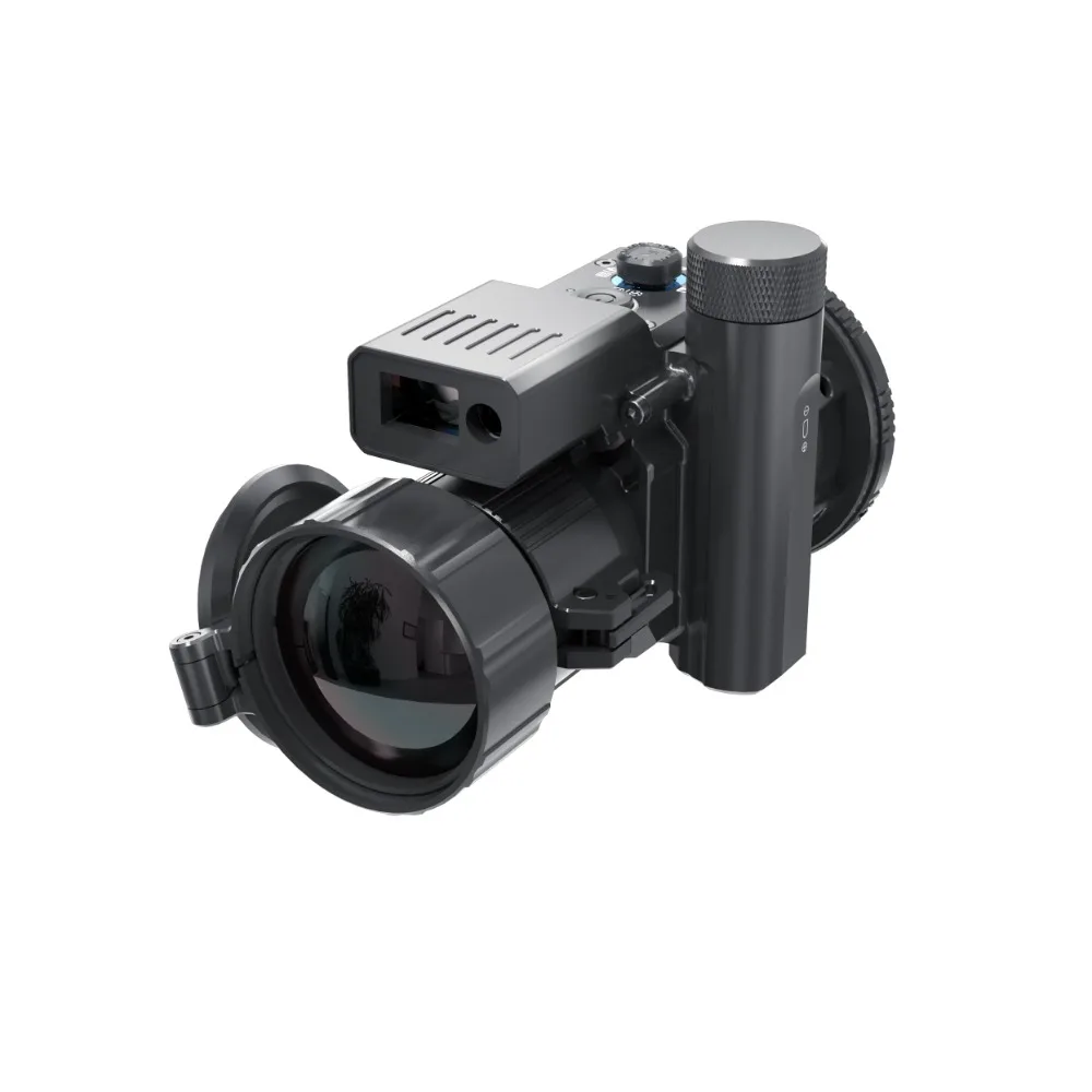 Thermal Lmaging Front Clip-on Scope 45mm Lens 640*512 12um With Rangefinder Hunting Monocular