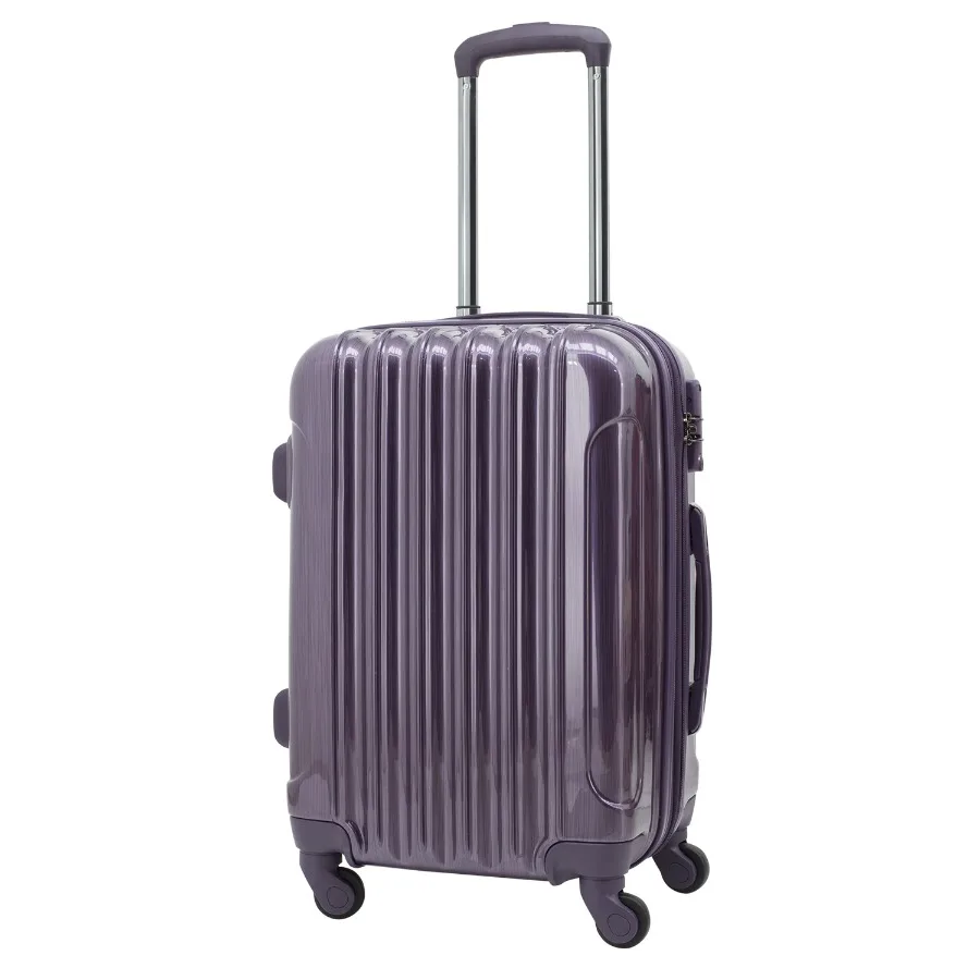 

Briarleigh 20" Hardside Rolling Upright Carry-On Luggage Purple
