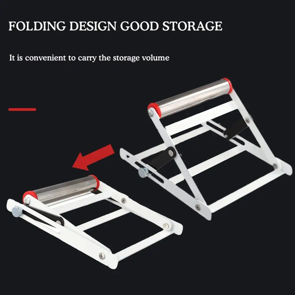 Soporte de rodillo ajustable, soporte de Material para máquina de corte, mesa elevadora, banco de trabajo, herramientas eléctricas, H8B7
