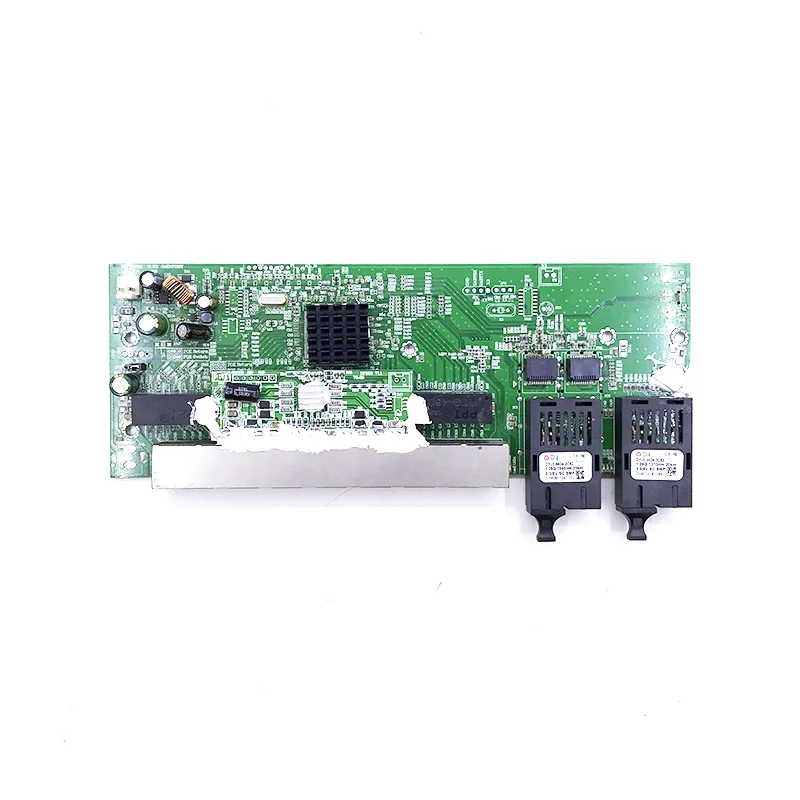 8 10/100/1000M 48V włącznik ethernet 7 przełącznik portu poe 802.3AT/AF z 1 portem 1000M w górę/NVR i 2 portowym 1.25 optycznym G 20KM SC