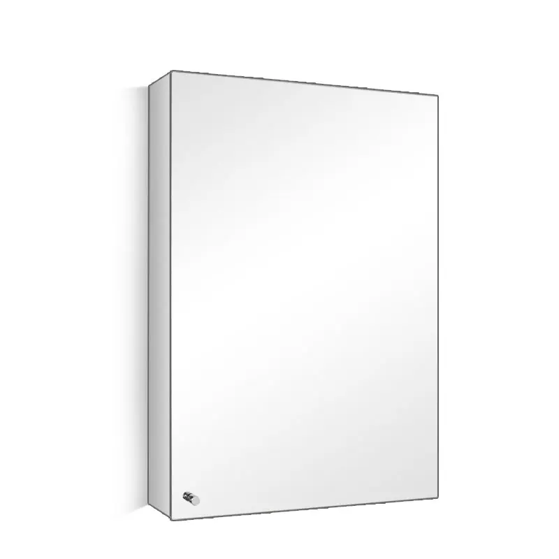 Stainless steel bathroom mirror box, high-end storage cabinet, concealed wall mounted storage cabinet