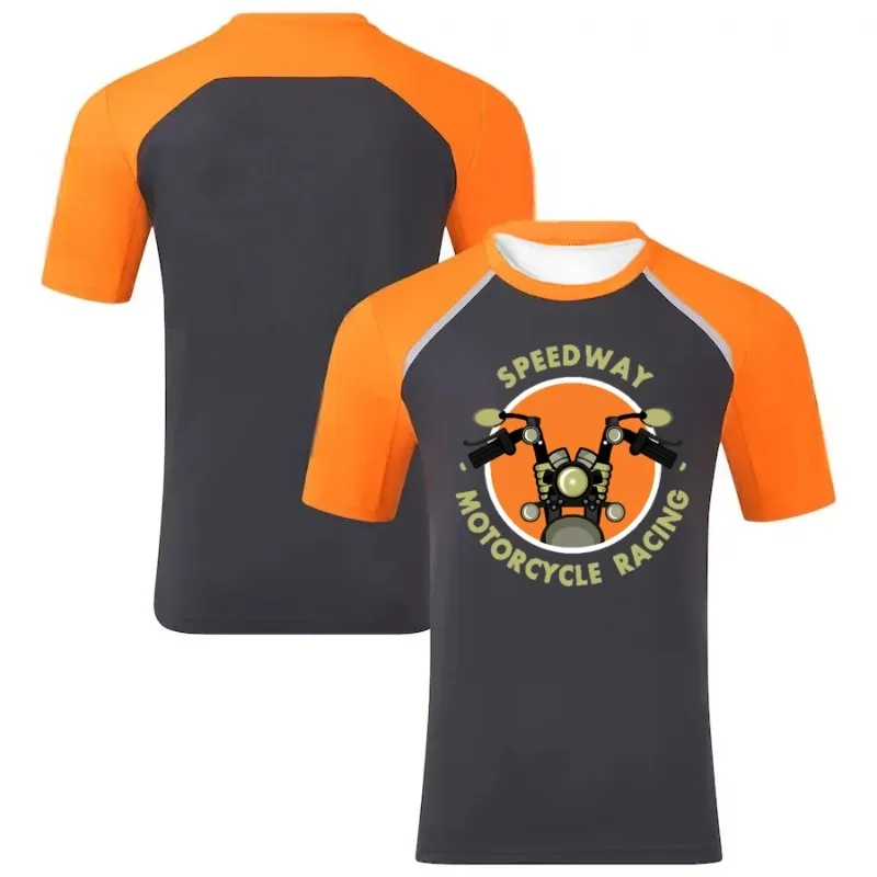 

3D Printed T-shirt, Breathable Quick Drying Type, Hilly Off-road Motorcycle Racing Mountain Bike Sportswear