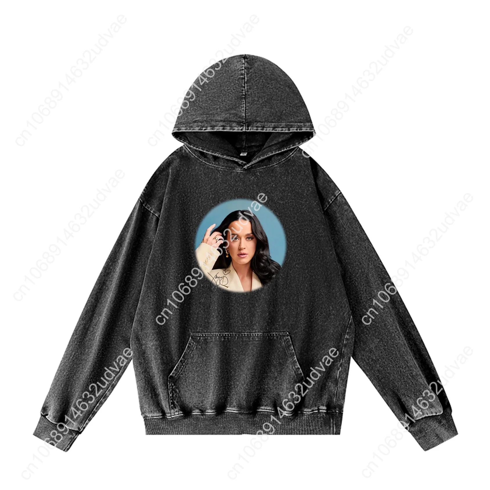 Katy Perry Hoodies Retro Hooded Sweatshirt Man Woman Teenager Vintage Pullover Sweat Shirt with Pocket Oversized Customized Tops
