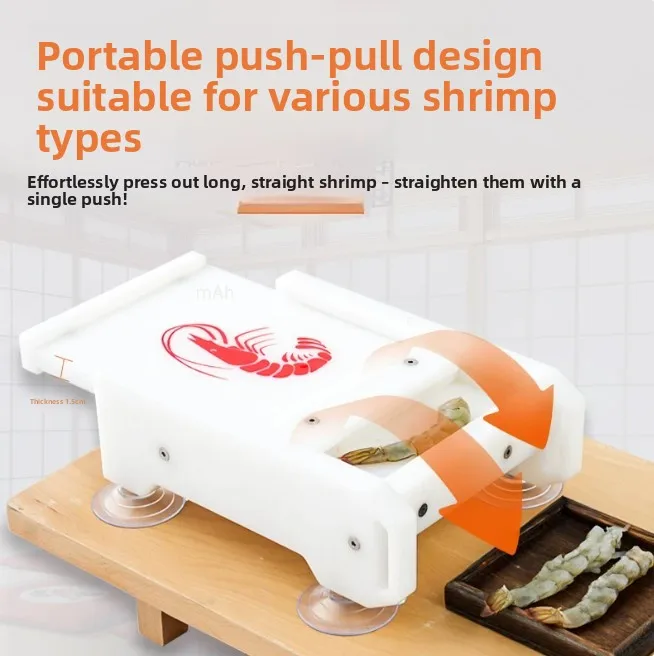 Push Pull Shrimp Shaper Manual Extender Tool for Tempura Sushi Commercial Kitchen