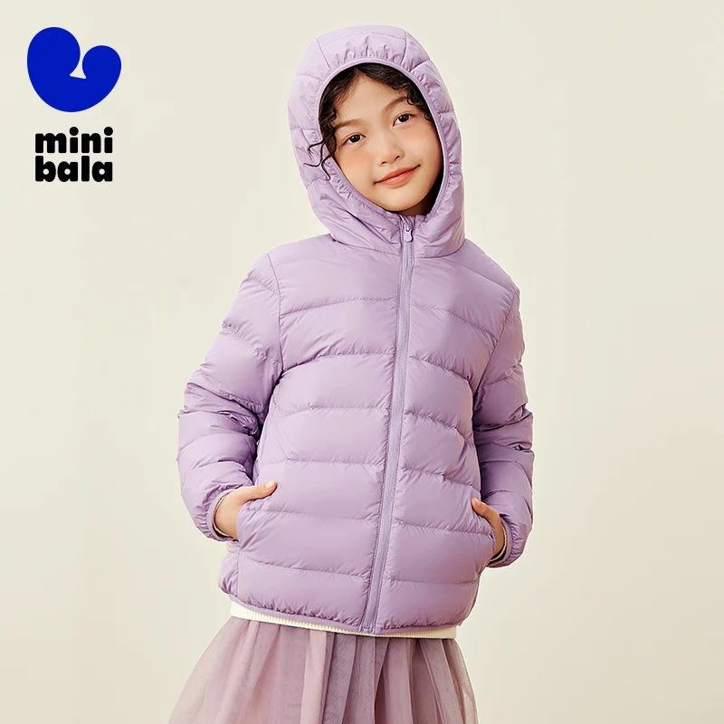 سترة Mini Bala 2025 للأطفال خفيفة الوزن معطف شتوي دافئ، سترة مقاومة للرياح مقاومة للماء للأولاد والبنات سترة ثلج خارجية #4