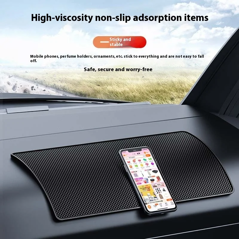 Car Non Slip Mat Sticky Anti Slip PVC Pads Heat Resistant Car Dashboard Phone Sunglasses Holder Car Styling LnteriorCar Non Slip