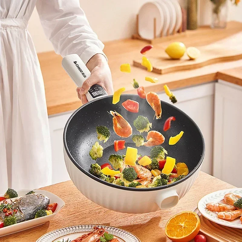 

Многофункциональная электрическая нагревательная кастрюля емкостью 4 л, 1,6 л, оснащен паровым двигателем, электрической сковородой, кухонными аксессуарами большой емкости.