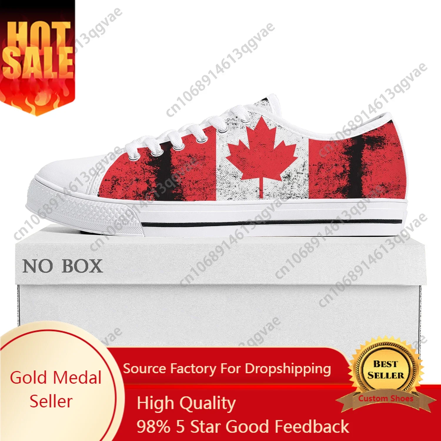 

Canadian Flag Low Top High Quality Sneakers Mens Womens Teenager Canvas Sneaker Canada Prode Casual Couple Shoes Custom Shoe