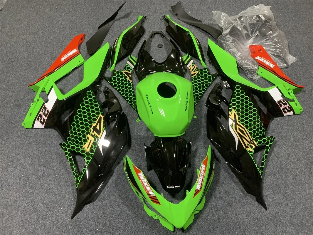 

Для Ninja400 Ninja 400 ZX-4R 2018 2019 2020 шелковая наклейка высокого качества Новый ABS инъекция пластмассы Полный комплект обтекателей