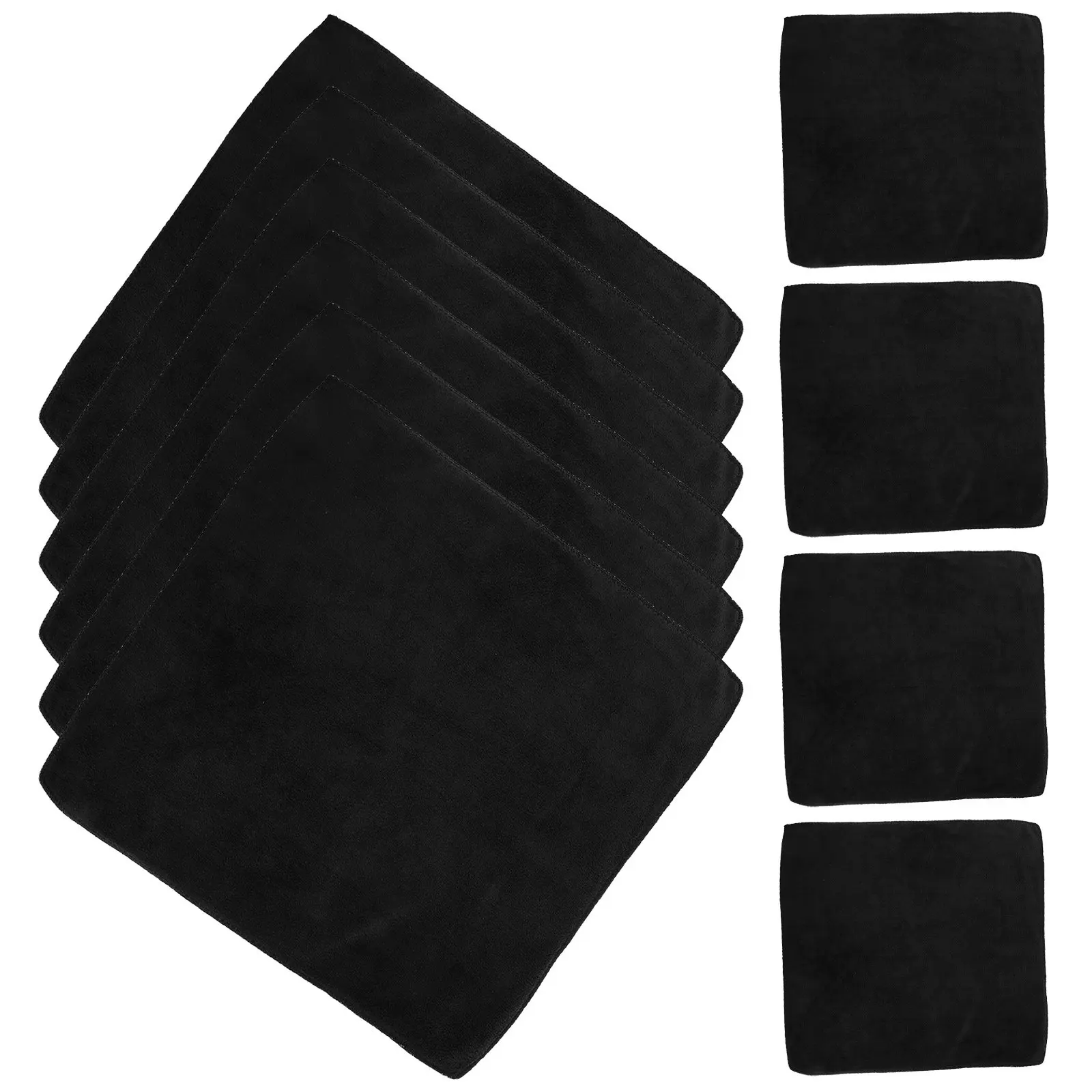 

12Pcs Absorbent Cleaning Cloth Microfiber Reusable Towels Car Washing Thickened Water Absorption Multipurpose Home Car Cleaning