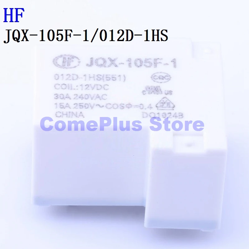 5PCS JQX-102F-P/012 JQX/HF-102F-P-024  JQX-105F-1/012D-1HS JQX/HF105F-1-024D-1HS 5V 12V 24V HF Power Relays