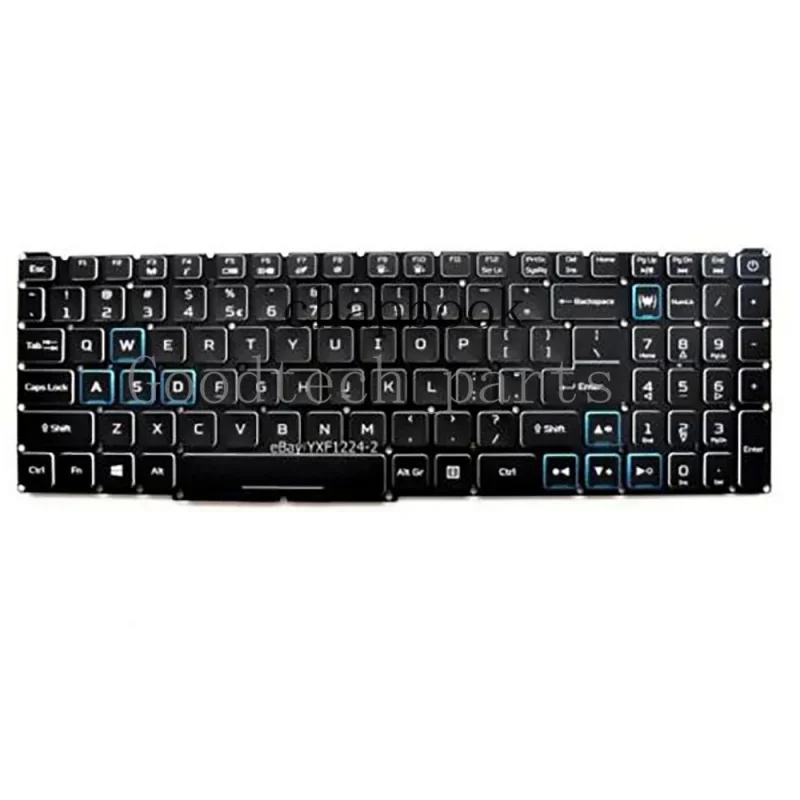 New keyboard with rgb Backlit For Acer Predator Helios 300 PH315-52 PH317-53-795U PH317-54