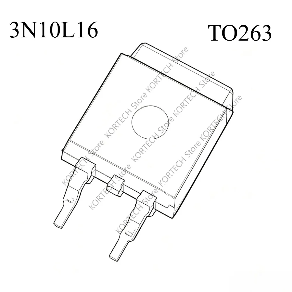 10Pcs 3N10L16 TO263 Car Computer board driver Transistor