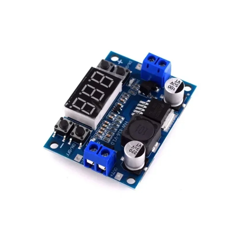 DC Adjustable Step-Down Power Supply Module LM2596 Voltage Regulator With LED Voltmeter Display Digital 3.3V 5V 12V view 3