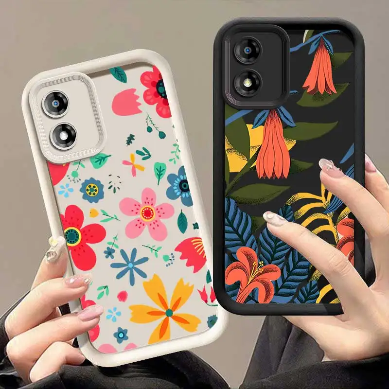 E13 Colorful Rainforest Sky Eye Ladder Phone Case For Motorola Moto E40 E32 E30 E22i E22 E13 Cover