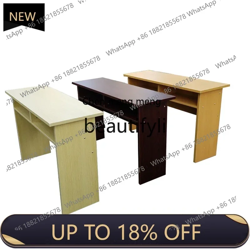 

P178 Double desk, conference table, training table, simple strip table, board type with drawers, office table and chair combina