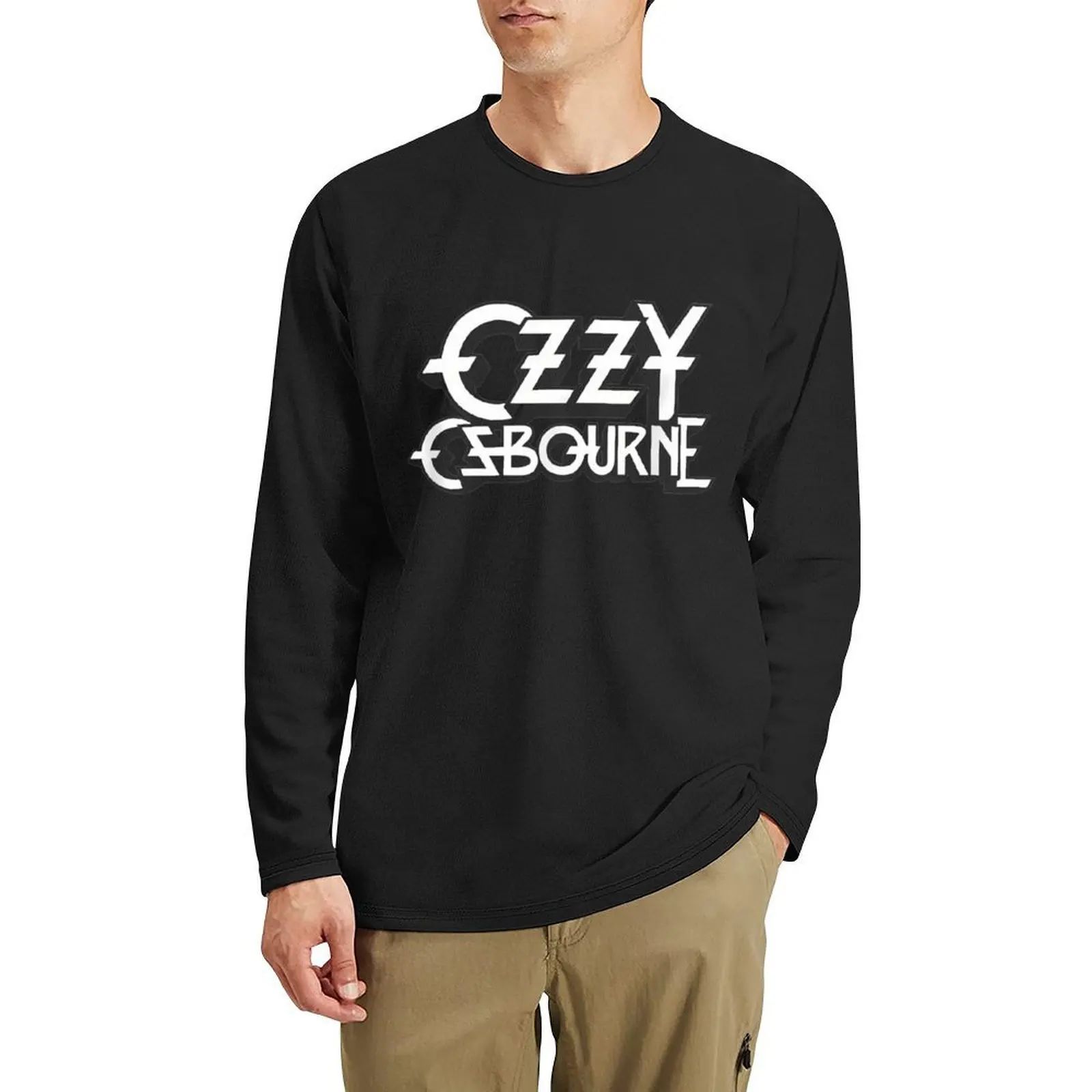 Vintage White Rock Logo Long T-Shirt black t shirts sports fan t-shirts cute tops oversized t shirts for men