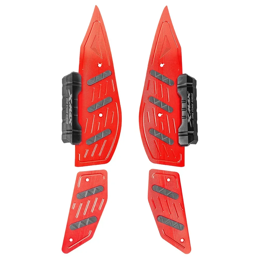 

Motorcycle Footrest Footpad Pedal Foot Pegs Plate For YAMAHA XMAX300 XMAX X-MAX 300 2018-2024 2025 Footboard Step Accessories