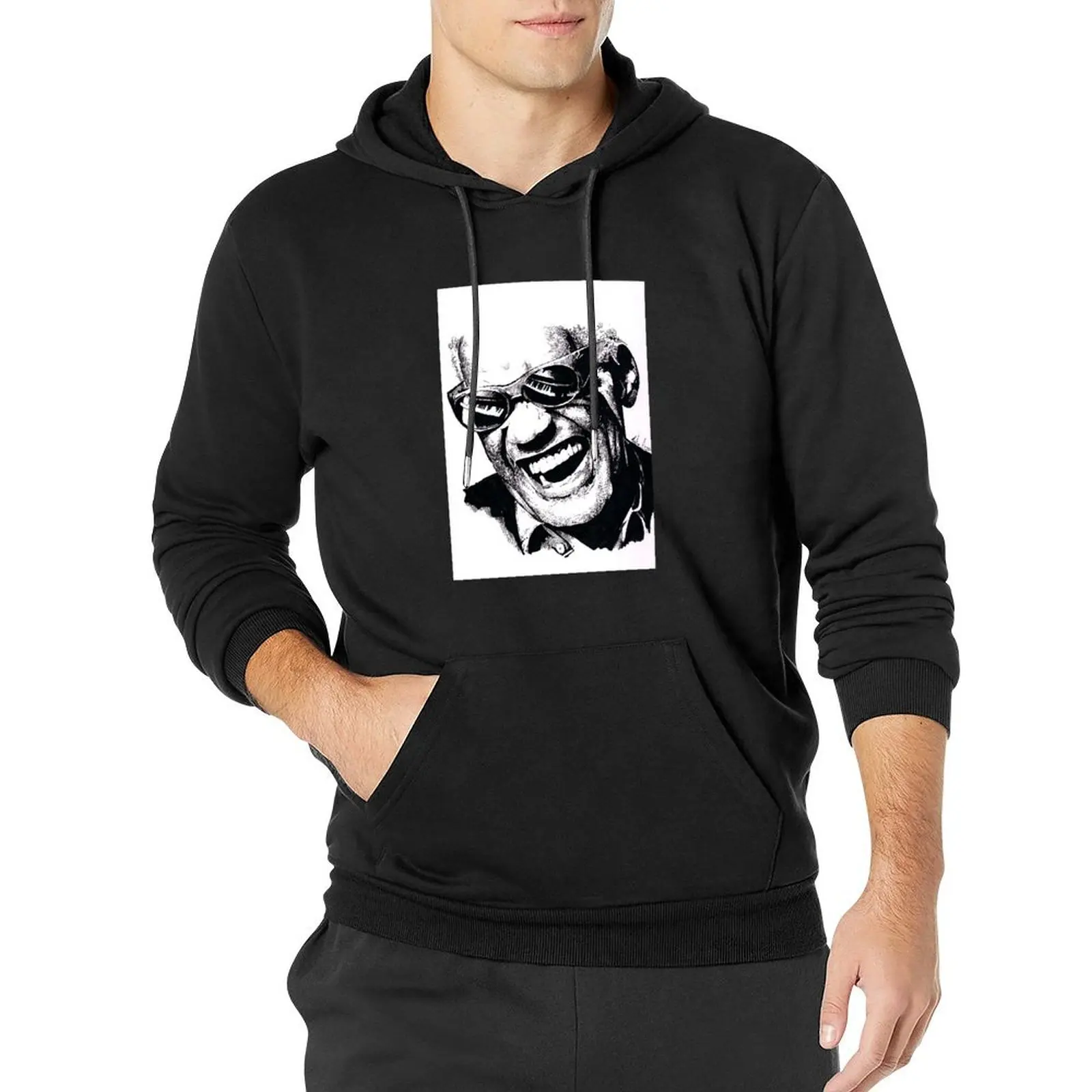 Ray Charles Pullover Hoodie winter clothes men clothes mens designer clothes men's hoodie sweatshirt