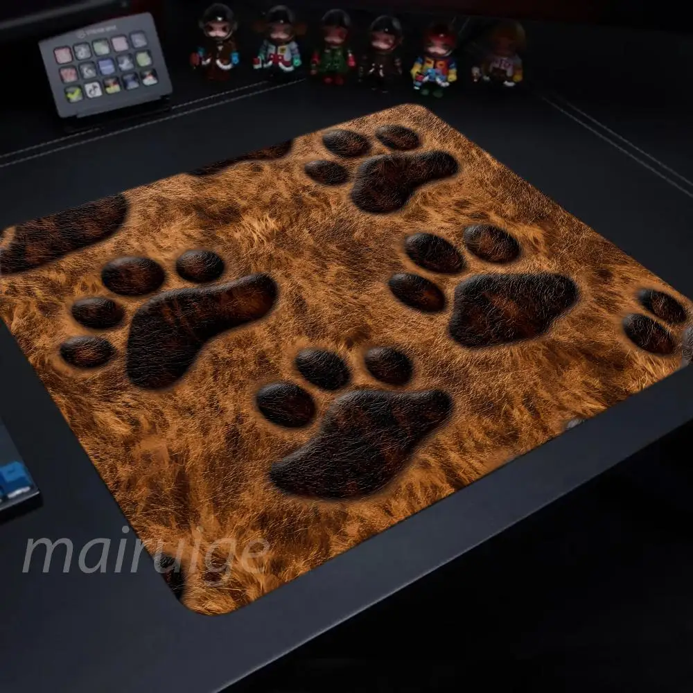 

Cool Wolf Claws Mouse Pad 40X45 Large Square Computer Office Game Table Mat Rubber Anti-slip Mousepad Small Decor Desk Pads