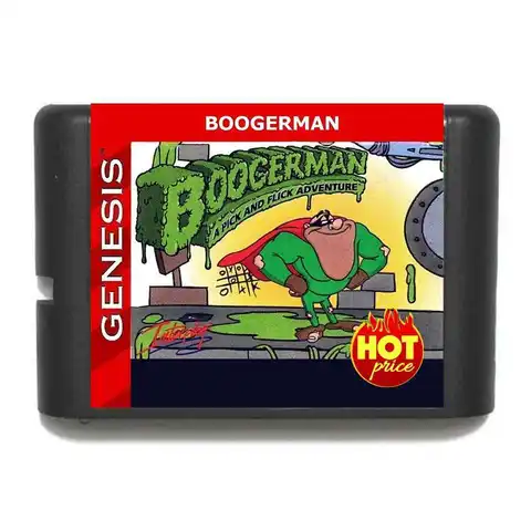 새로운 도착 Contra Hard Corps NTSC-U 16bit MD 게임 카드 Genesis용 Sega Mega Drive용 9 Sega Genesis Mega Drive용 Boogerman 16비트 MD 게임 카드 재생산 카트
