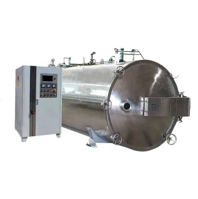 Cloud-controlled double-heat high frequency hot air kiln wood vacuum dryer woodworking intelligent tank timber drying machine