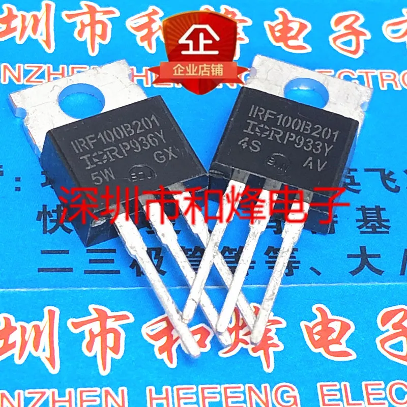 5 pces-10 pces irf100b201 to-220 100v 192a em estoque novo e origjnal