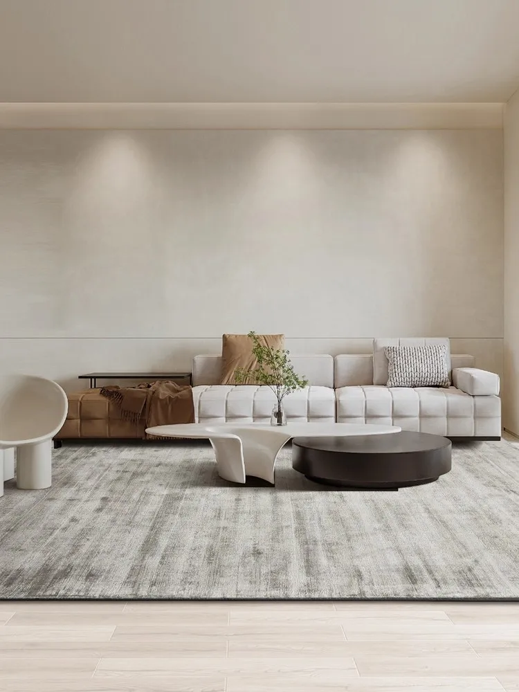 

Light luxury High Grade Handmade Fabrication Carpet Modern Minimalism Living room Decoration Sofa Bedroom Leisure Floor Mat