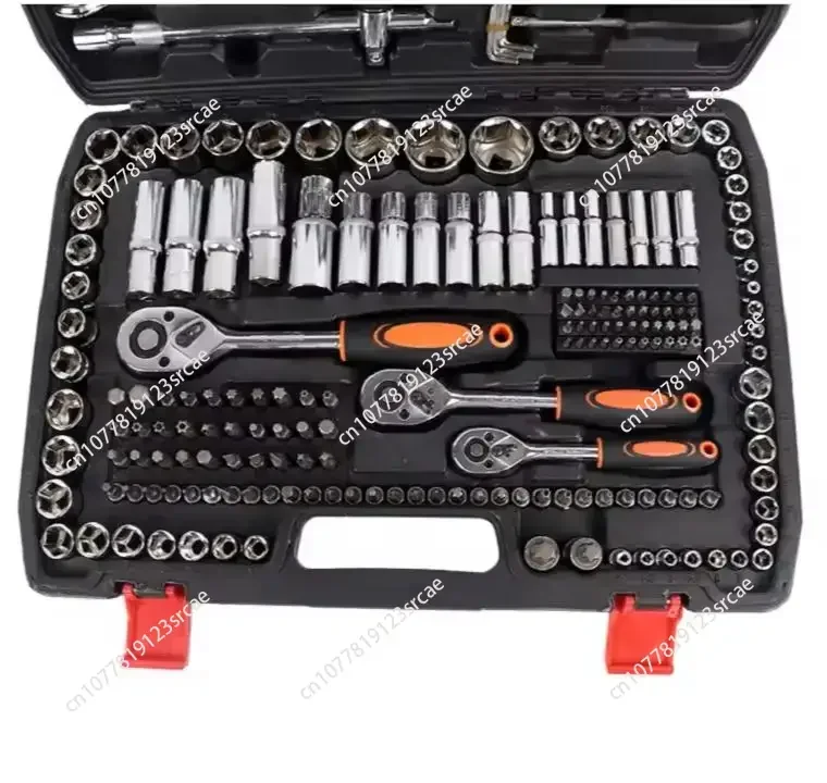 216 Piece Herramientas Auto Repair Spanner Ratchet Wrench Steel Car Tool DIY Automotive Mechanic Home Tool Kit Set