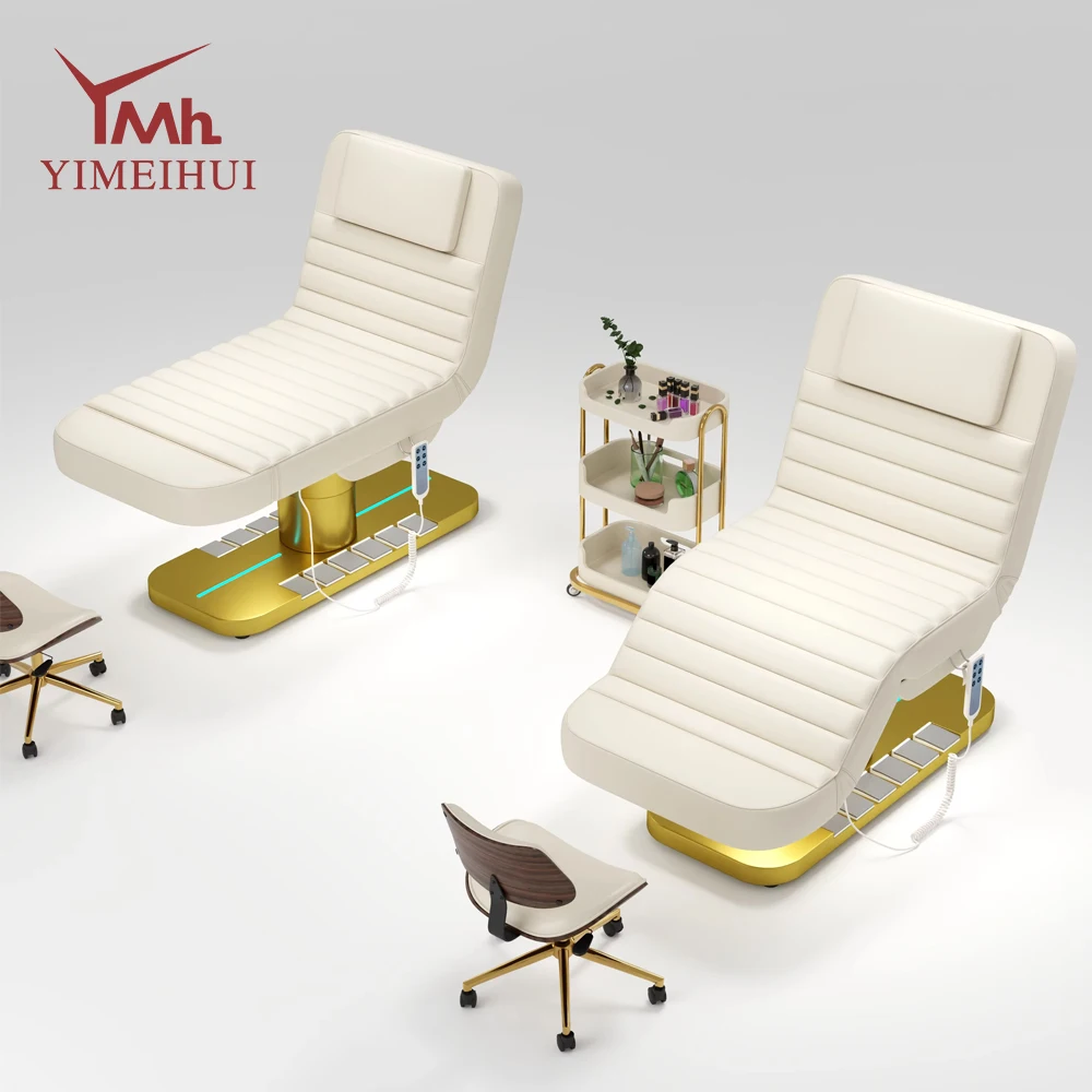 أثاث صالون التجميل، سرير سبا طبي للوجه، صالون كهربائي، مستلق، علاج مستحضرات التجميل، سرير تجميل