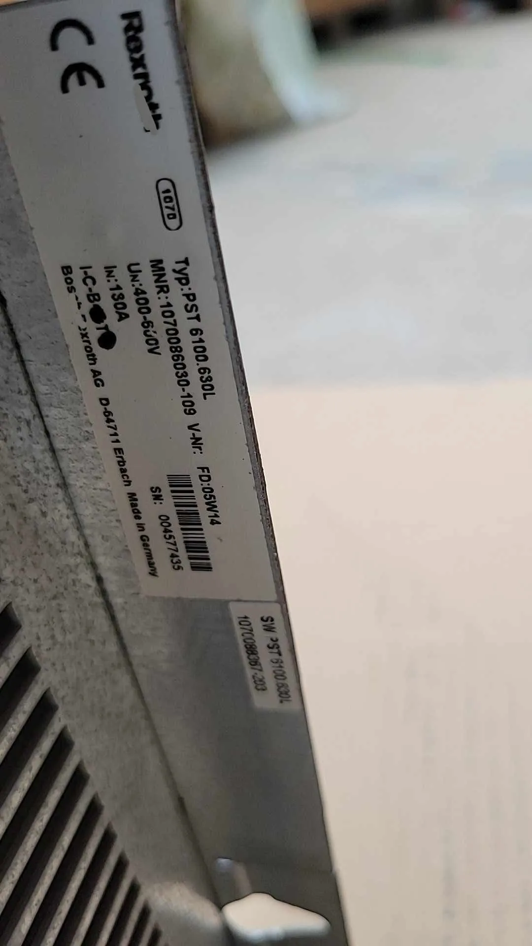 PST6000 PST6100.630L Controller voor Rexroth