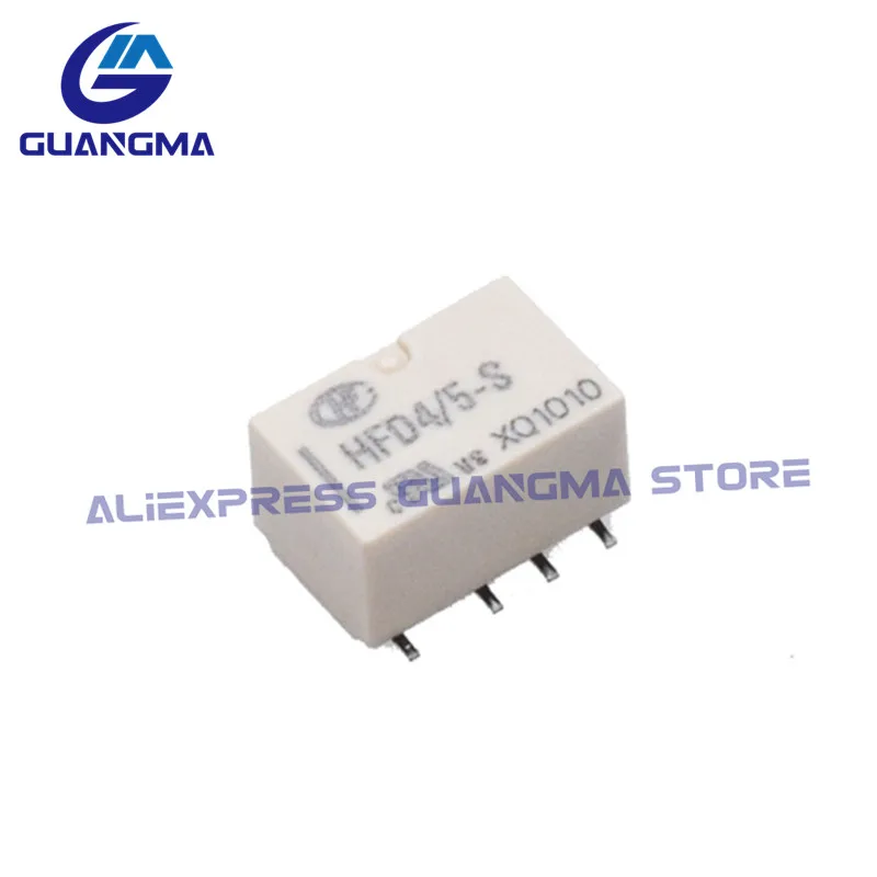 50PCS 100% NEW Original HFD4/ -3V 4.5V 5V 12V 24VDC Relay 2A 8PIN SMD/DIP HFD4-V/5V HFD4/12V -S HFD4/24V -S1R Signal relay