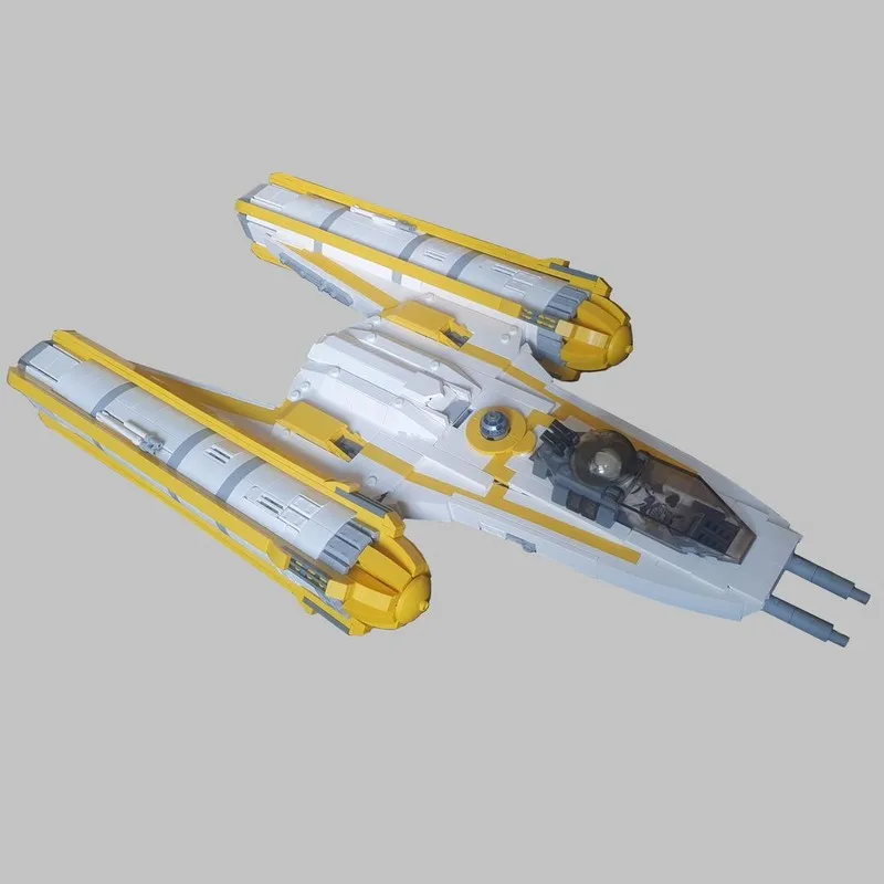 

NEW 1435PCS Moc Star Battle BTL-B Y Wing Cruiser Spacecraft Creative Children Brick Toy Birthday Building Holiday Gift Blocks