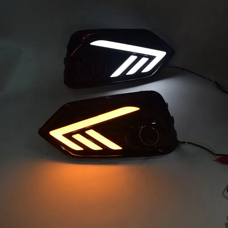 

SAAR Suitable for Hatchback 2016-2018 New Civic LED Daytime Running Lights Foreign Model Mustang Mo