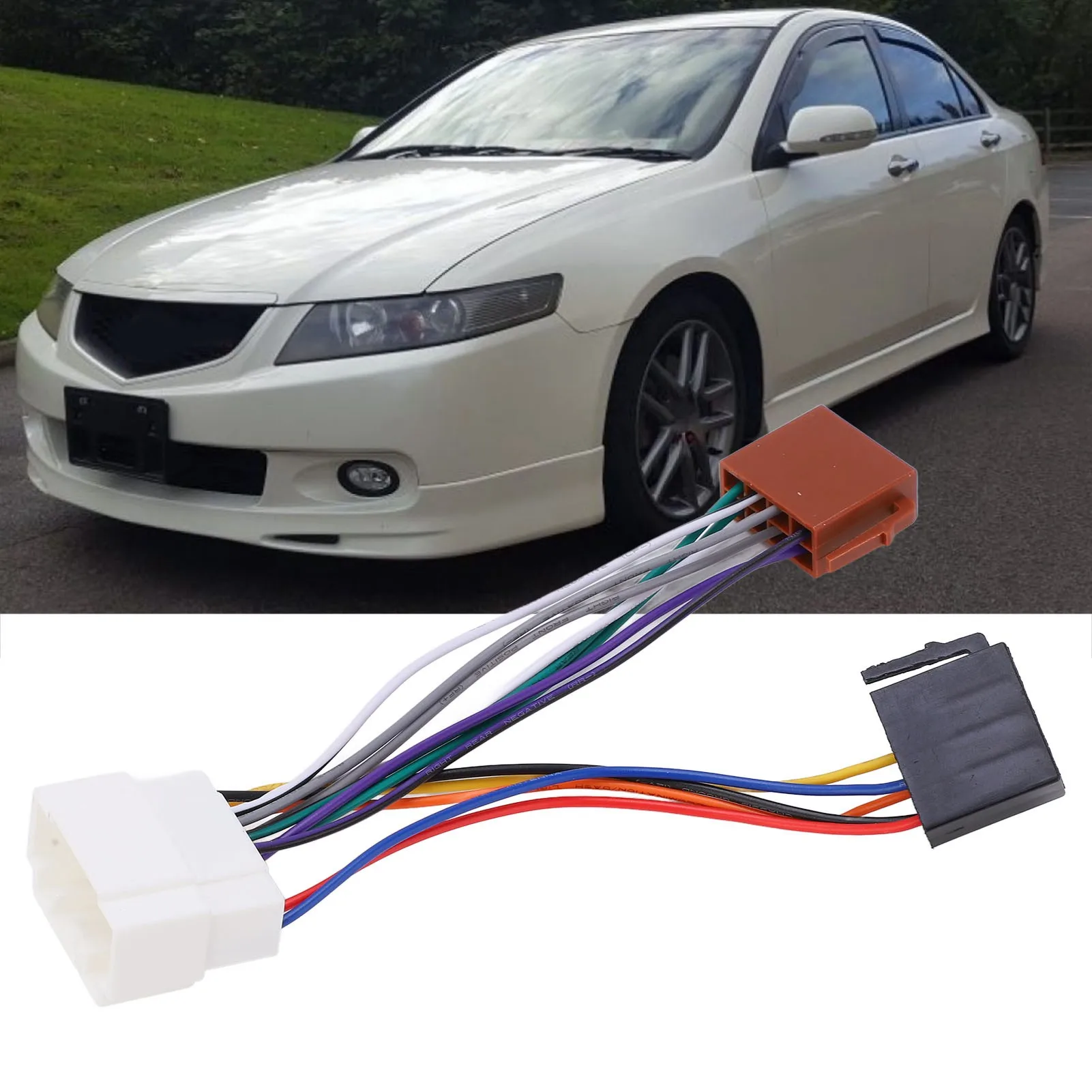 

ISO Wiring Harness Connector Adaptor Plug Car Stereo Radio Replacement For Accord 1999‑2007