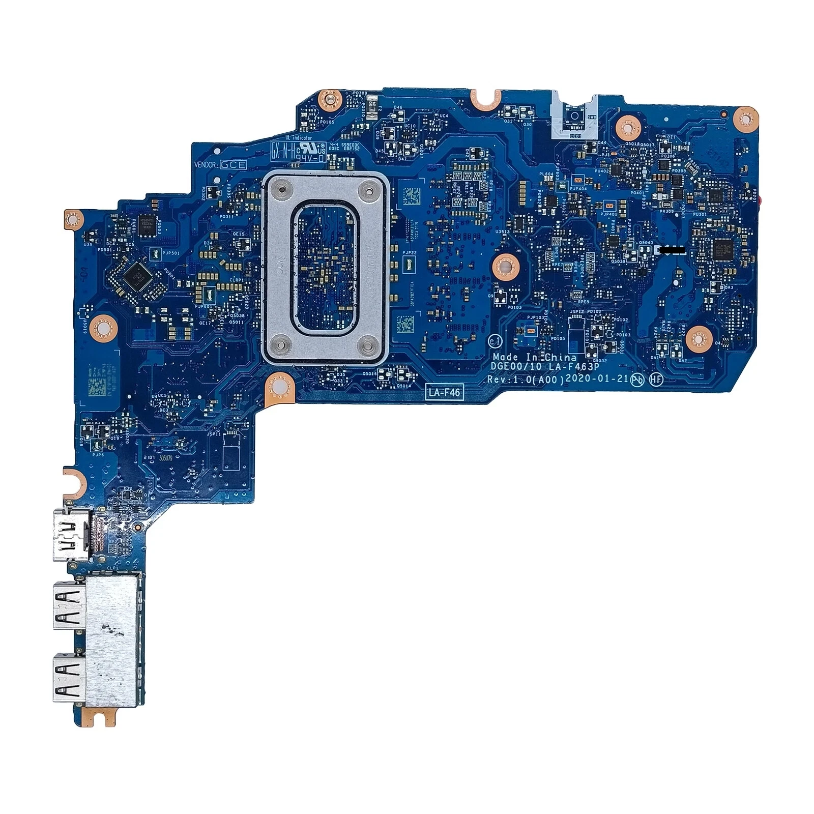 

0W6T2Y For Latitude 3190 2in1 Motherboard DGE00/10 LA-F463P N4120 4GB 64GB