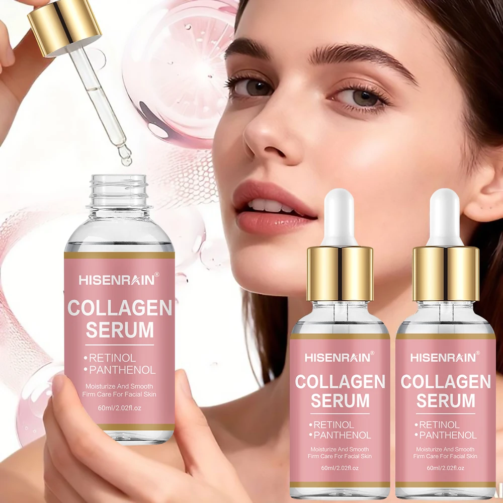 HISENRAIN Set de regalo de suero de colágeno: fórmula antienvejecimiento e hidratante, regalo festivo perfecto con opciones individuales y en paquete.