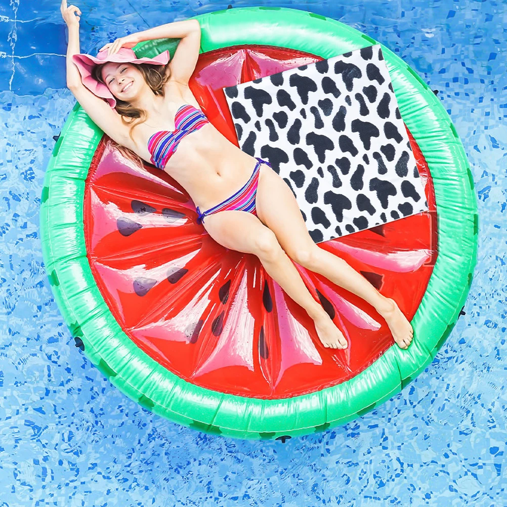 

Large Beach Towel Oversized Supple Quick-Drying Beach Pool Towel for Outdoor Swimming Camping Gym Yoga Cow Print Towels