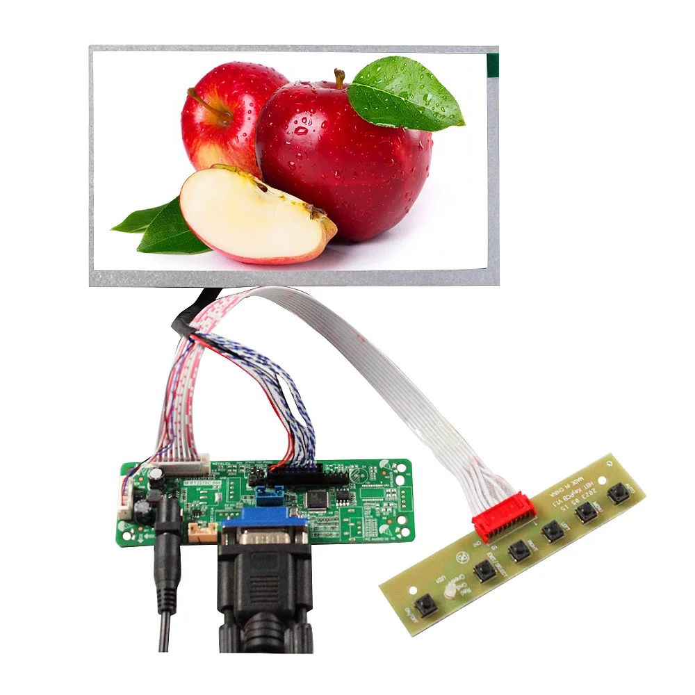 Jh070Bo20Kg Outdoor Display Screen 1024X600 Lcd Tft Display 1000Nits 7 Inch Lcd Screen With Vga Driver Board For Game Monitor