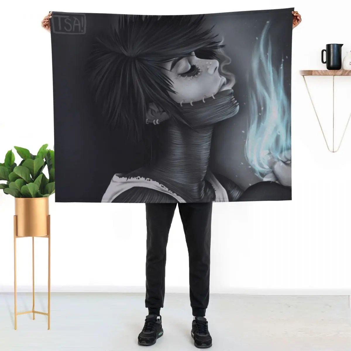 

Dabi - Realistic Throw Blanket All Weather Soft Throw Blanket for Sofa
