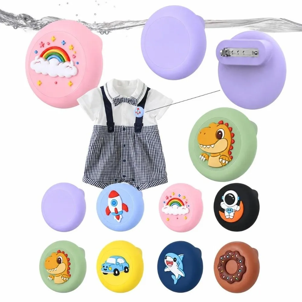 Silicone For AirTag Holder Lightweight Durable For AirTag Tracker Case Safety Pin Design For AirTag Accessory For AirTag