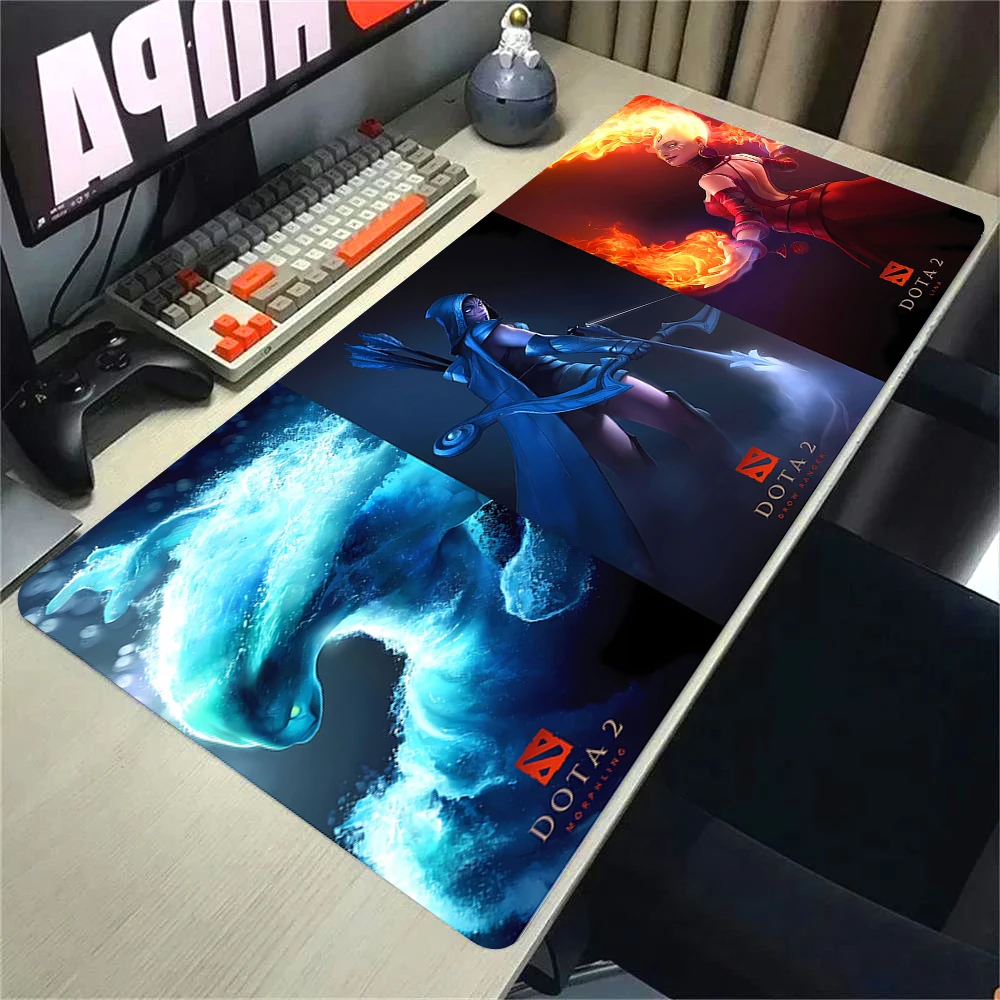 DOTA2 Game Mouse Pad Large for Dota 2 Gaming Mousepad XXL Rubber Non-slip Desk Mat Keyboard Mice Pads Computer Accessories 90x40